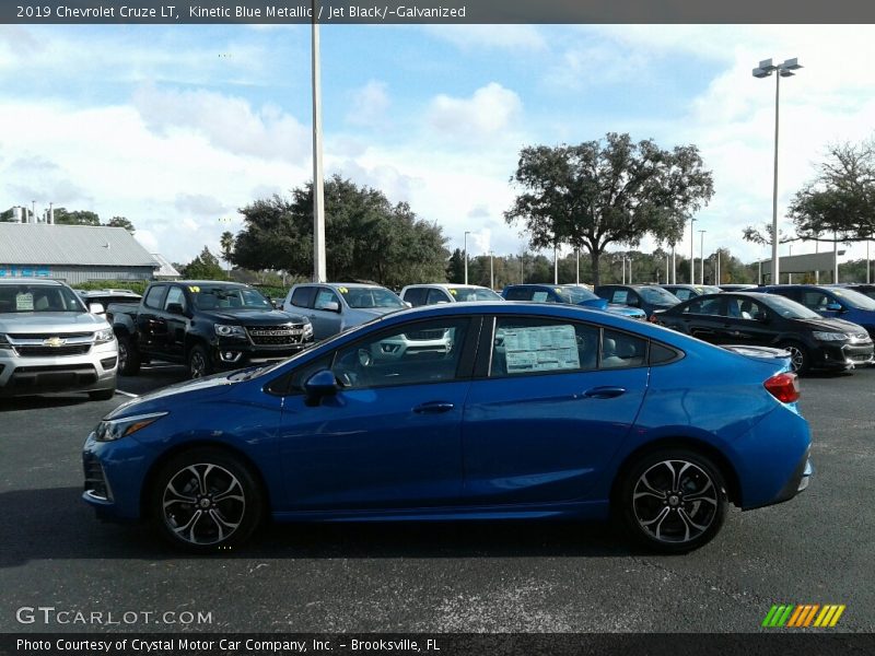 Kinetic Blue Metallic / Jet Black/­Galvanized 2019 Chevrolet Cruze LT