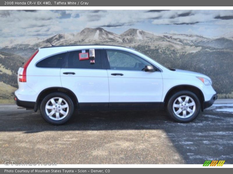 Taffeta White / Gray 2008 Honda CR-V EX 4WD