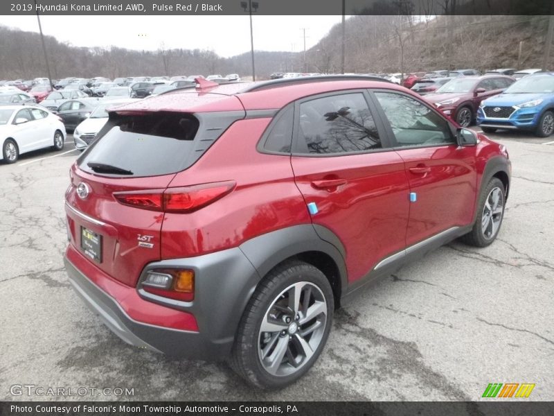 Pulse Red / Black 2019 Hyundai Kona Limited AWD