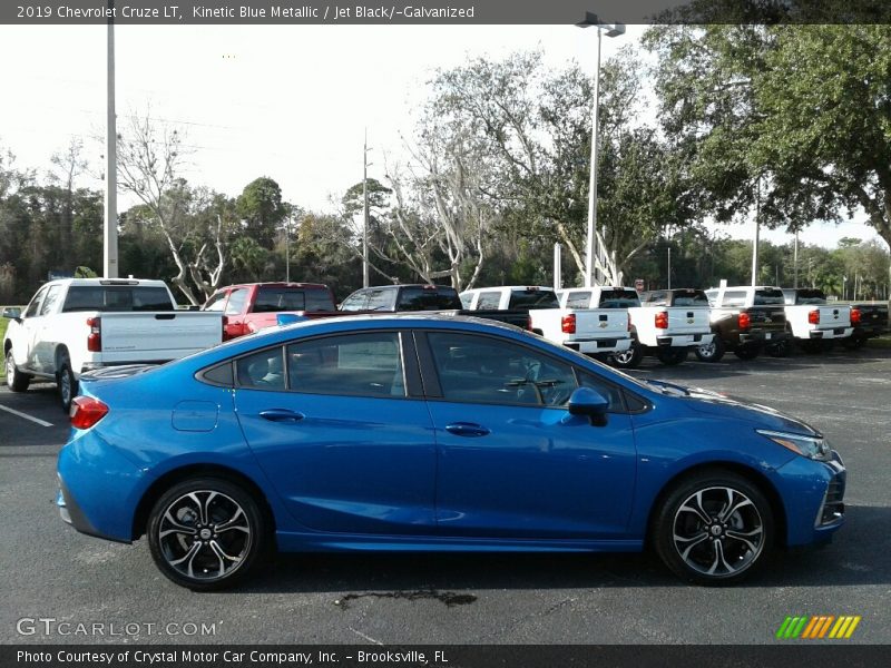Kinetic Blue Metallic / Jet Black/­Galvanized 2019 Chevrolet Cruze LT