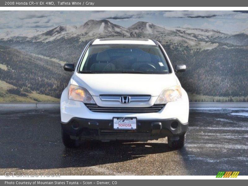Taffeta White / Gray 2008 Honda CR-V EX 4WD