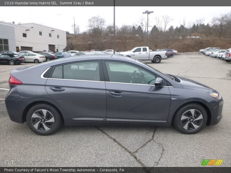 Summit Gray / Black 2019 Hyundai Ioniq Hybrid SEL