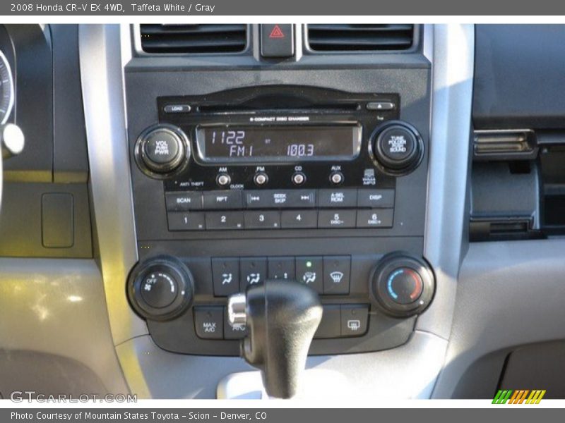Taffeta White / Gray 2008 Honda CR-V EX 4WD
