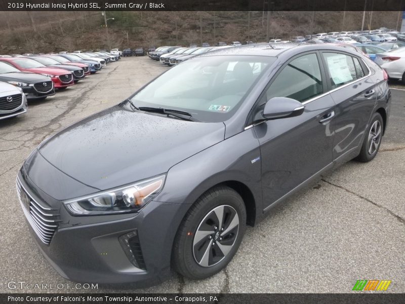 Summit Gray / Black 2019 Hyundai Ioniq Hybrid SEL