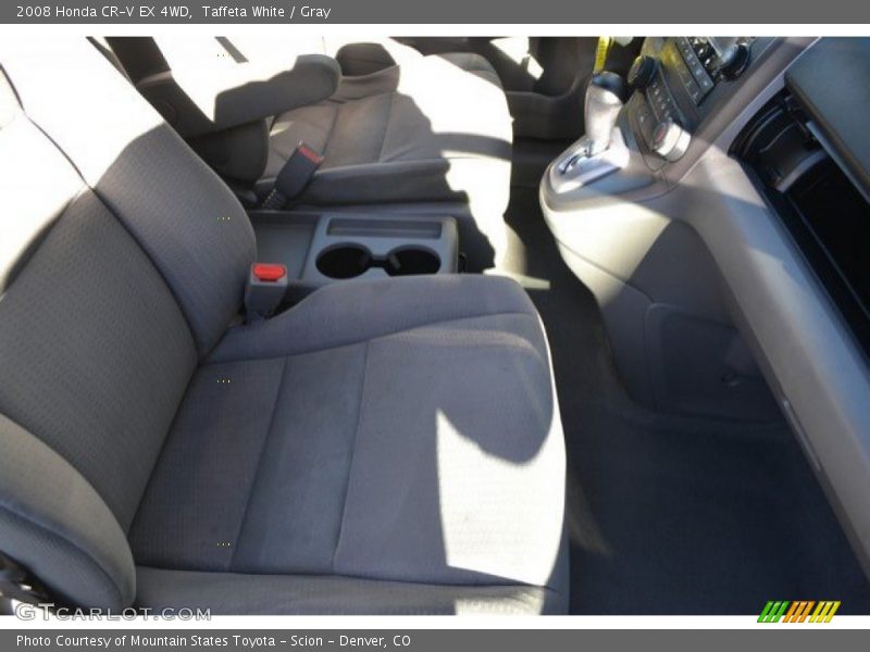 Taffeta White / Gray 2008 Honda CR-V EX 4WD