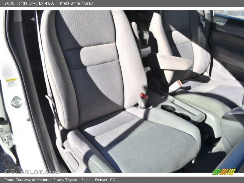 Taffeta White / Gray 2008 Honda CR-V EX 4WD