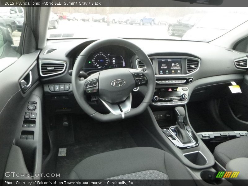 Summit Gray / Black 2019 Hyundai Ioniq Hybrid SEL