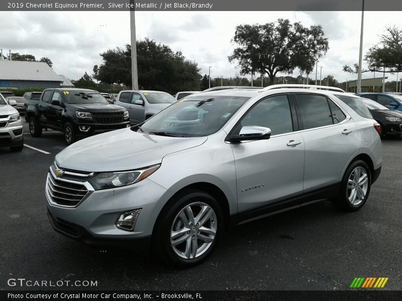Silver Ice Metallic / Jet Black/Brandy 2019 Chevrolet Equinox Premier