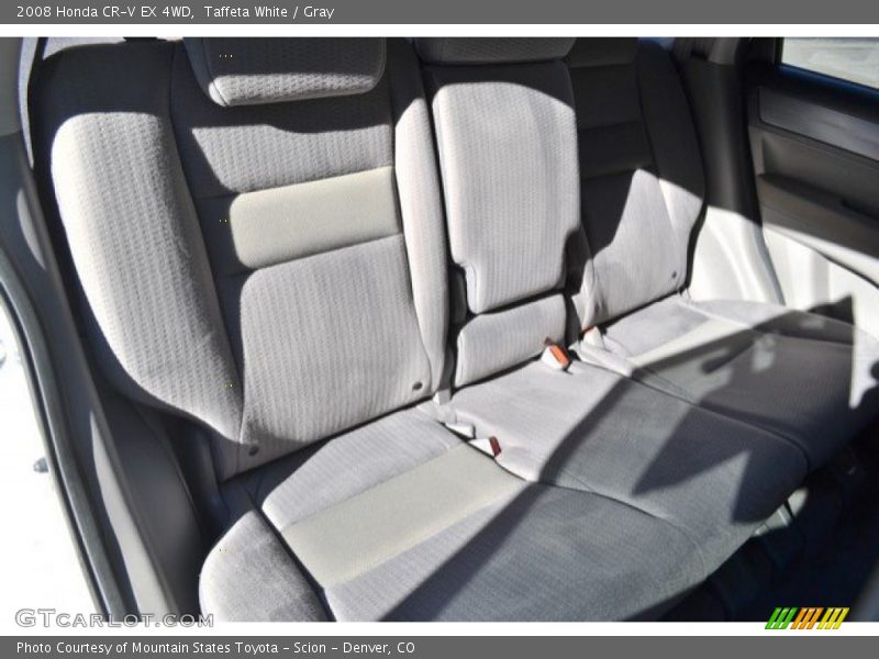 Taffeta White / Gray 2008 Honda CR-V EX 4WD