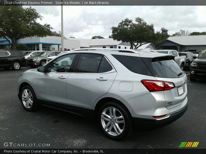 Silver Ice Metallic / Jet Black/Brandy 2019 Chevrolet Equinox Premier