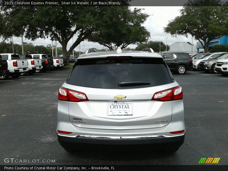 Silver Ice Metallic / Jet Black/Brandy 2019 Chevrolet Equinox Premier