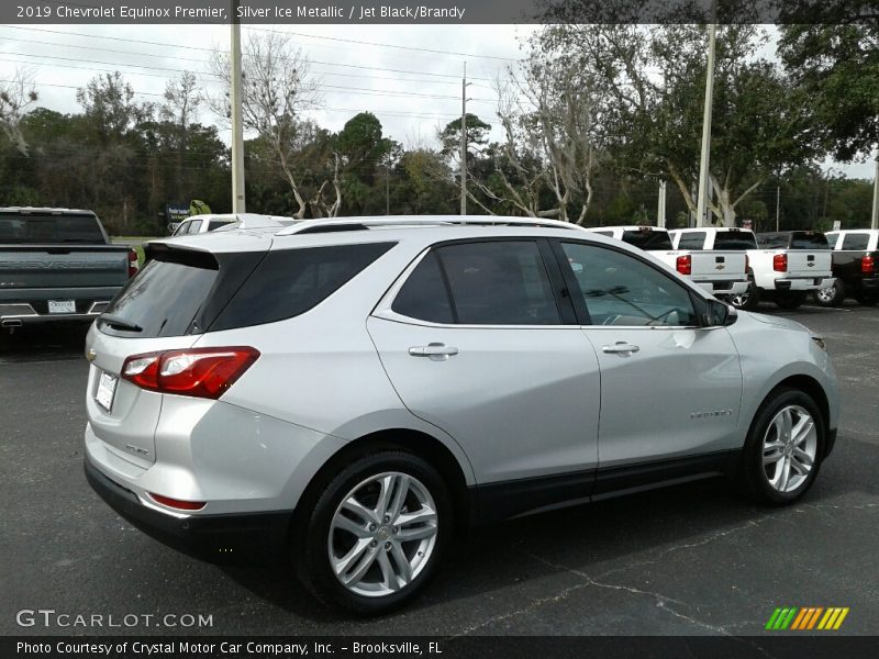 Silver Ice Metallic / Jet Black/Brandy 2019 Chevrolet Equinox Premier