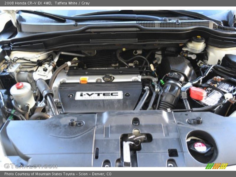 Taffeta White / Gray 2008 Honda CR-V EX 4WD