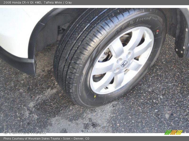 Taffeta White / Gray 2008 Honda CR-V EX 4WD