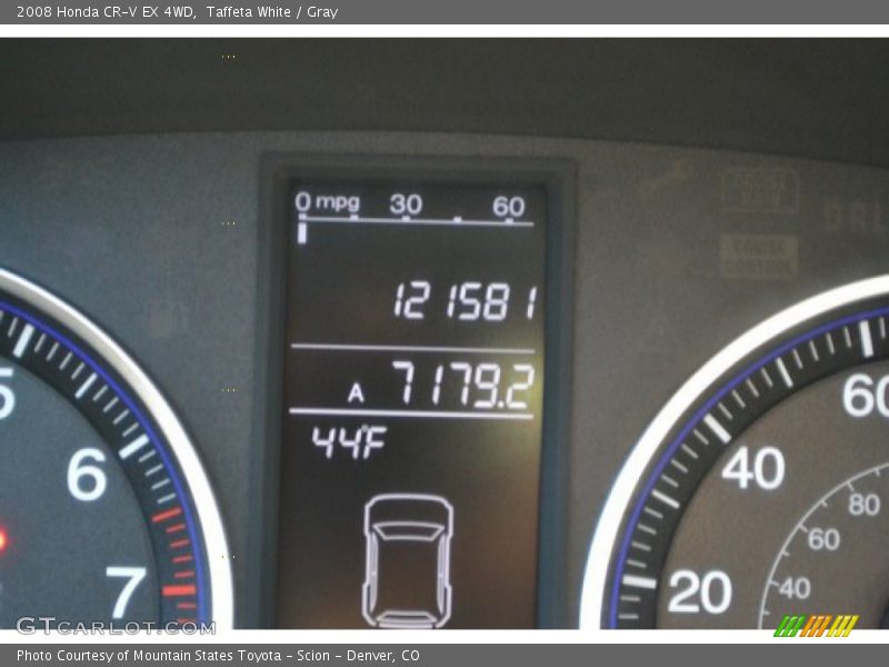 Taffeta White / Gray 2008 Honda CR-V EX 4WD