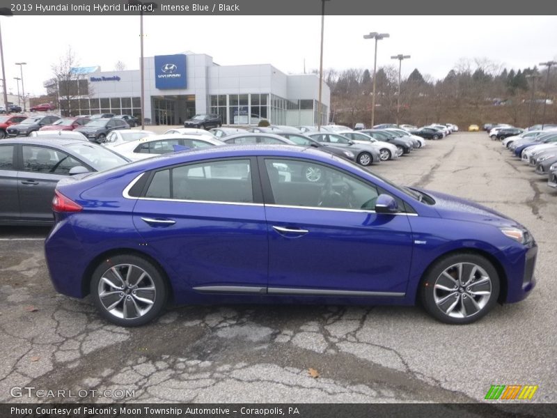Intense Blue / Black 2019 Hyundai Ioniq Hybrid Limited