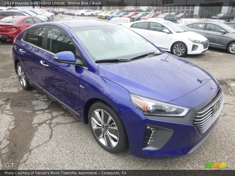 Intense Blue / Black 2019 Hyundai Ioniq Hybrid Limited
