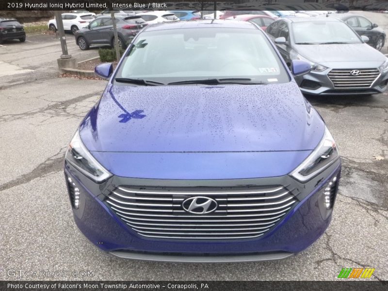 Intense Blue / Black 2019 Hyundai Ioniq Hybrid Limited