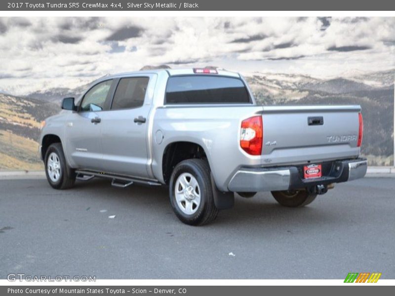 Silver Sky Metallic / Black 2017 Toyota Tundra SR5 CrewMax 4x4
