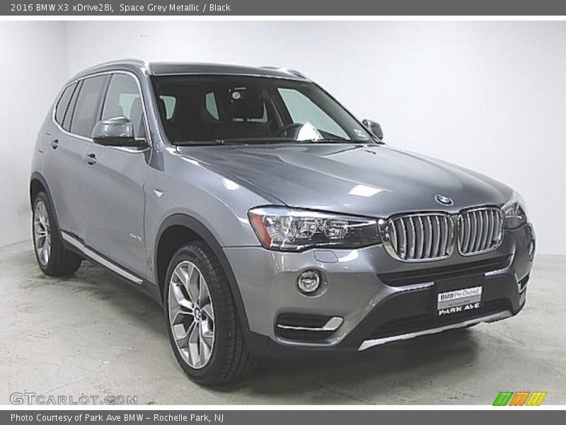 Space Grey Metallic / Black 2016 BMW X3 xDrive28i