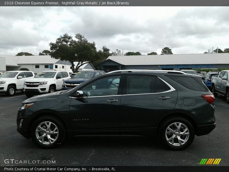 Nightfall Gray Metallic / Jet Black/Brandy 2019 Chevrolet Equinox Premier