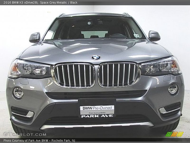 Space Grey Metallic / Black 2016 BMW X3 xDrive28i