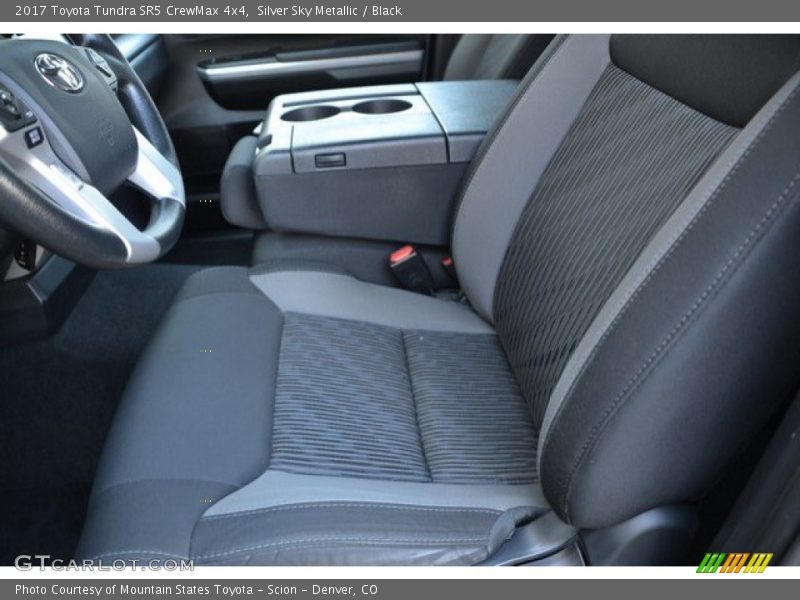 Silver Sky Metallic / Black 2017 Toyota Tundra SR5 CrewMax 4x4
