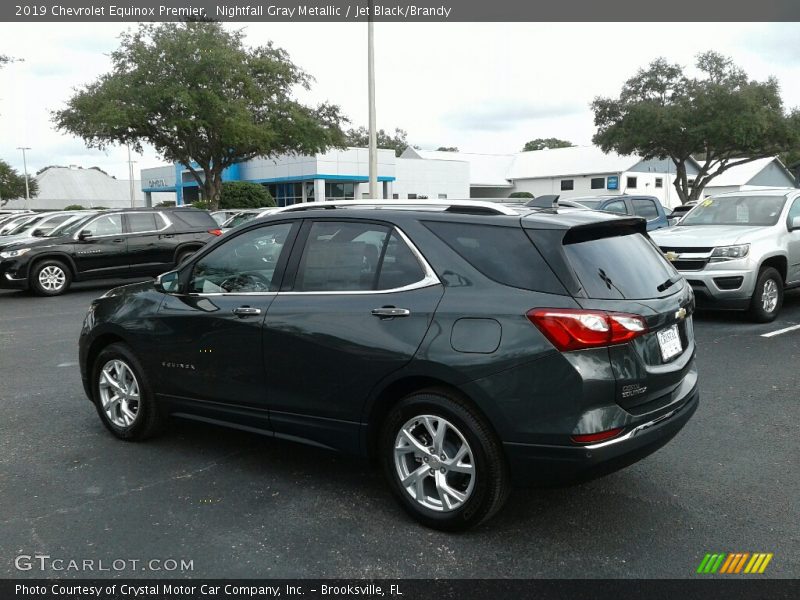 Nightfall Gray Metallic / Jet Black/Brandy 2019 Chevrolet Equinox Premier