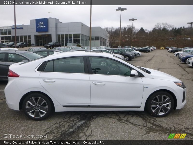 Ceramic White / Black 2019 Hyundai Ioniq Hybrid Limited