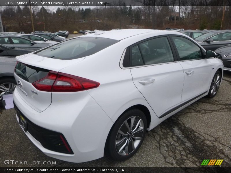 Ceramic White / Black 2019 Hyundai Ioniq Hybrid Limited