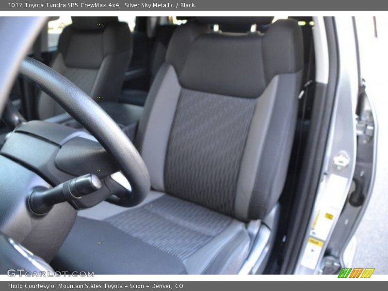 Silver Sky Metallic / Black 2017 Toyota Tundra SR5 CrewMax 4x4