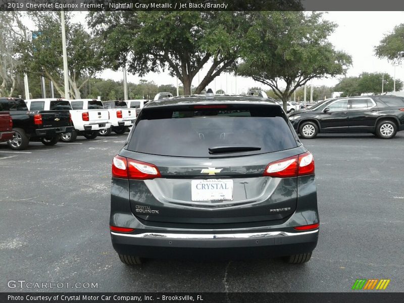 Nightfall Gray Metallic / Jet Black/Brandy 2019 Chevrolet Equinox Premier
