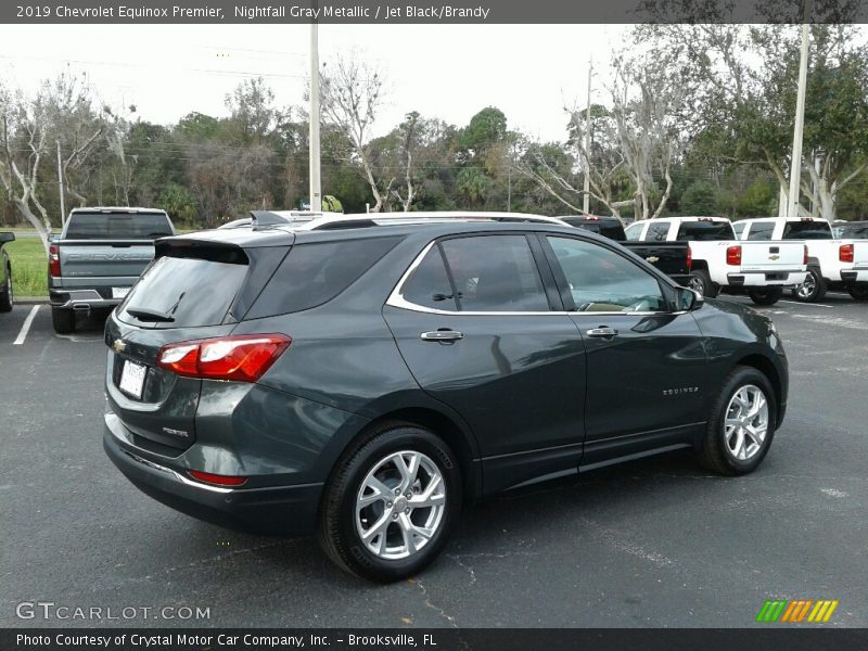 Nightfall Gray Metallic / Jet Black/Brandy 2019 Chevrolet Equinox Premier