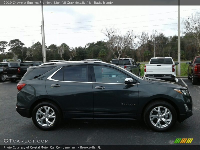 Nightfall Gray Metallic / Jet Black/Brandy 2019 Chevrolet Equinox Premier