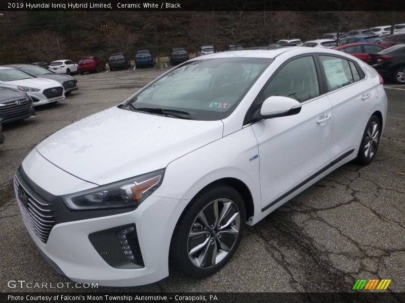 Ceramic White / Black 2019 Hyundai Ioniq Hybrid Limited