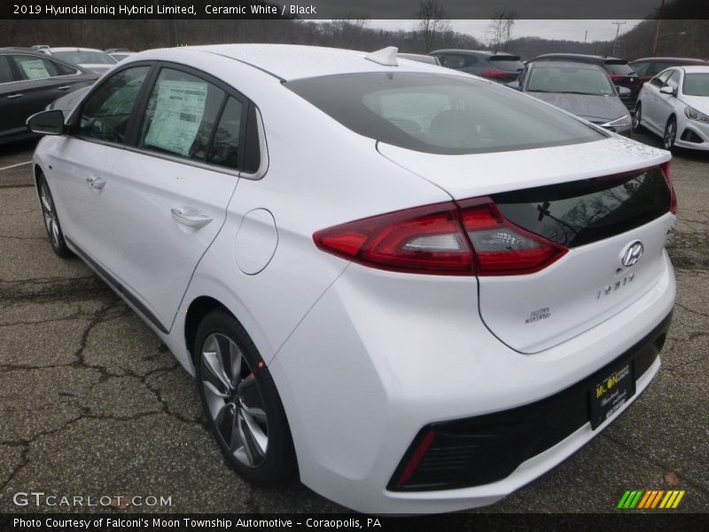 Ceramic White / Black 2019 Hyundai Ioniq Hybrid Limited