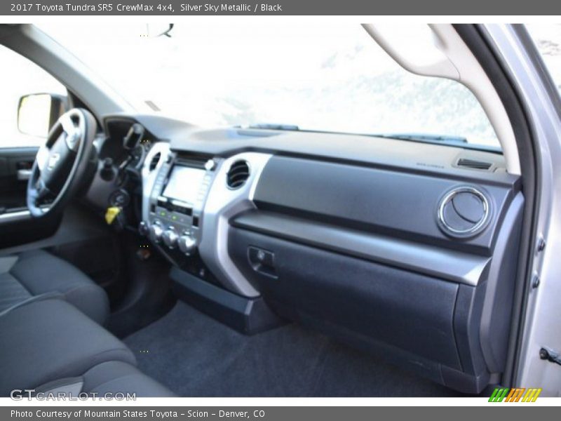 Silver Sky Metallic / Black 2017 Toyota Tundra SR5 CrewMax 4x4