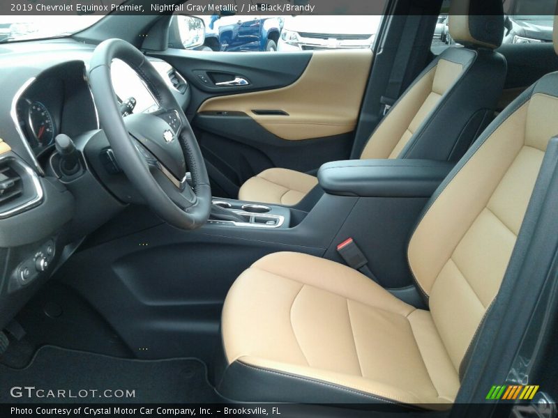 Nightfall Gray Metallic / Jet Black/Brandy 2019 Chevrolet Equinox Premier