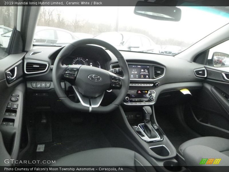 Ceramic White / Black 2019 Hyundai Ioniq Hybrid Limited