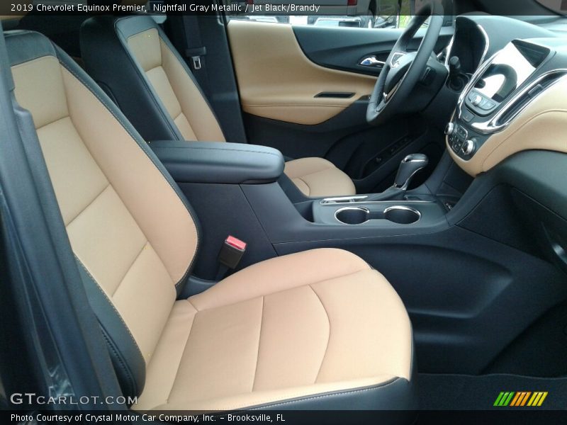 Nightfall Gray Metallic / Jet Black/Brandy 2019 Chevrolet Equinox Premier