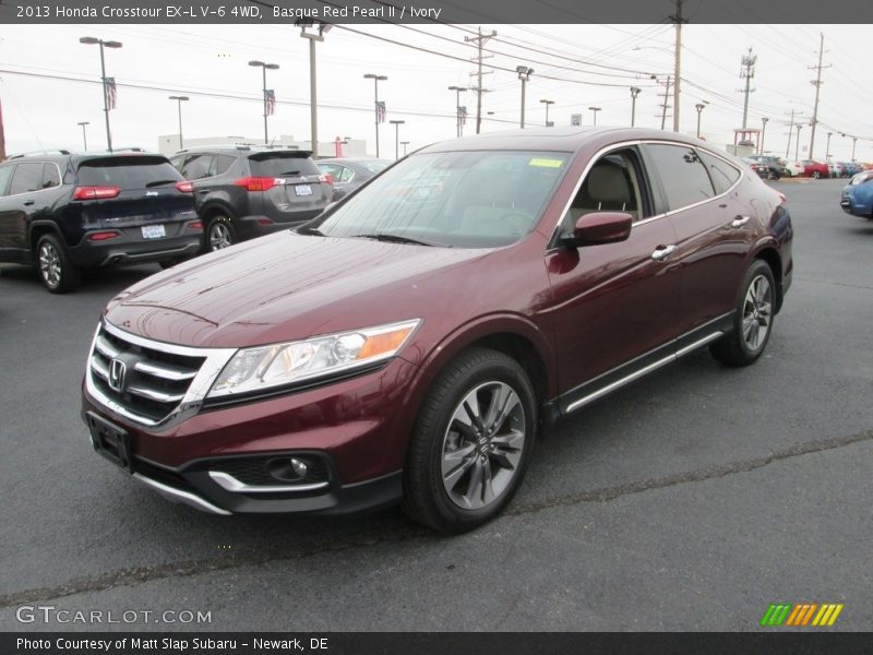 Basque Red Pearl II / Ivory 2013 Honda Crosstour EX-L V-6 4WD