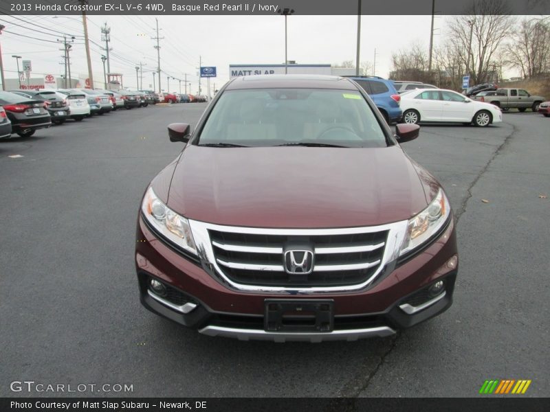 Basque Red Pearl II / Ivory 2013 Honda Crosstour EX-L V-6 4WD