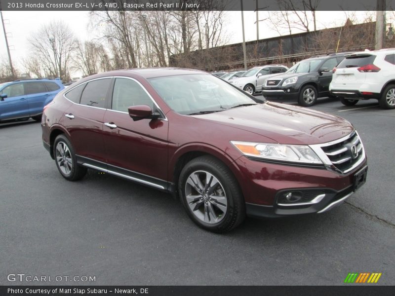 Basque Red Pearl II / Ivory 2013 Honda Crosstour EX-L V-6 4WD