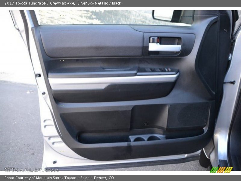Silver Sky Metallic / Black 2017 Toyota Tundra SR5 CrewMax 4x4