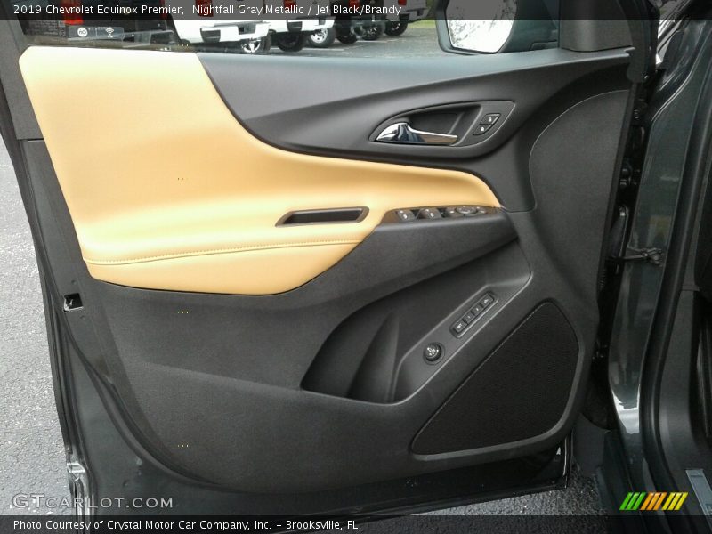 Nightfall Gray Metallic / Jet Black/Brandy 2019 Chevrolet Equinox Premier
