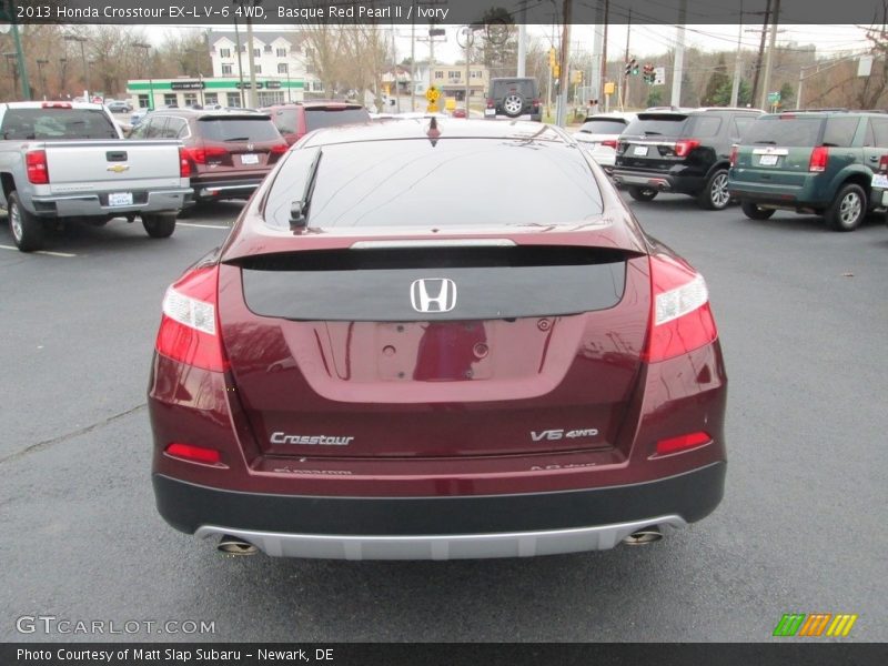 Basque Red Pearl II / Ivory 2013 Honda Crosstour EX-L V-6 4WD