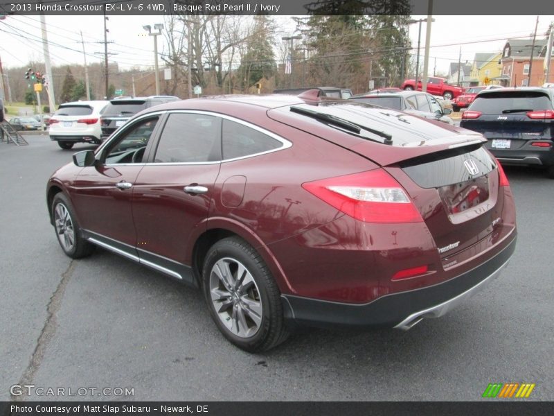 Basque Red Pearl II / Ivory 2013 Honda Crosstour EX-L V-6 4WD