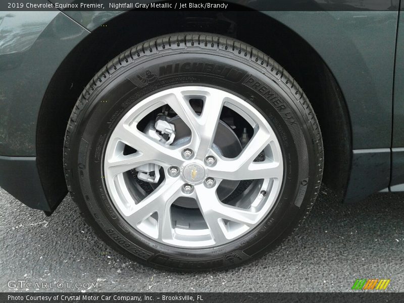 Nightfall Gray Metallic / Jet Black/Brandy 2019 Chevrolet Equinox Premier