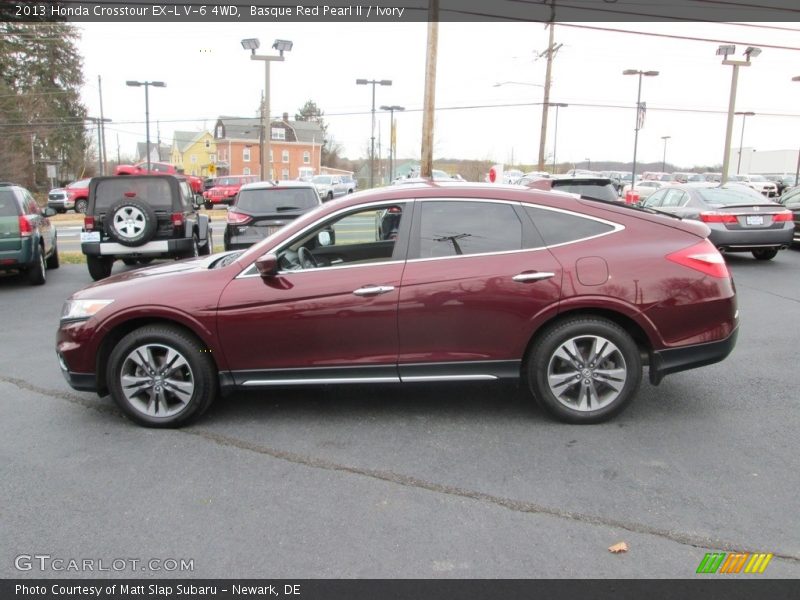 Basque Red Pearl II / Ivory 2013 Honda Crosstour EX-L V-6 4WD