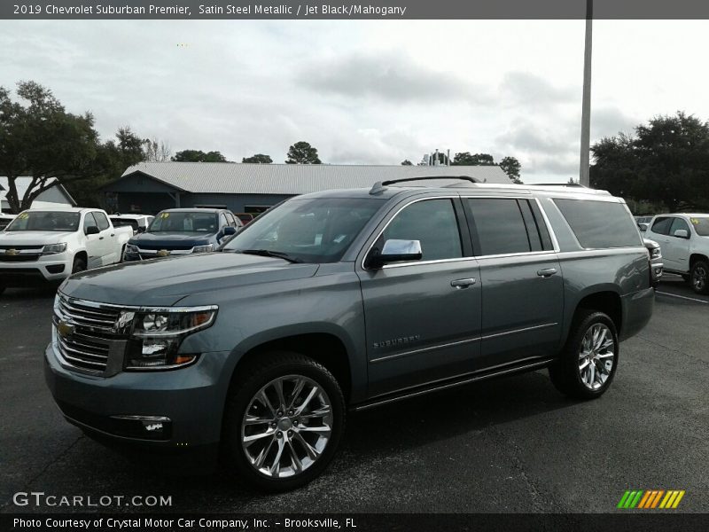 Satin Steel Metallic / Jet Black/Mahogany 2019 Chevrolet Suburban Premier